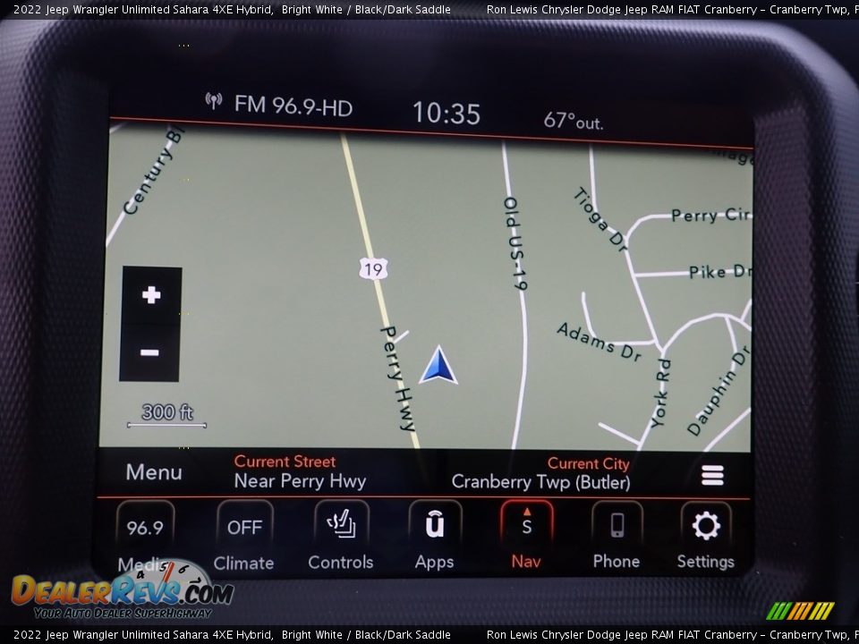 Navigation of 2022 Jeep Wrangler Unlimited Sahara 4XE Hybrid Photo #16