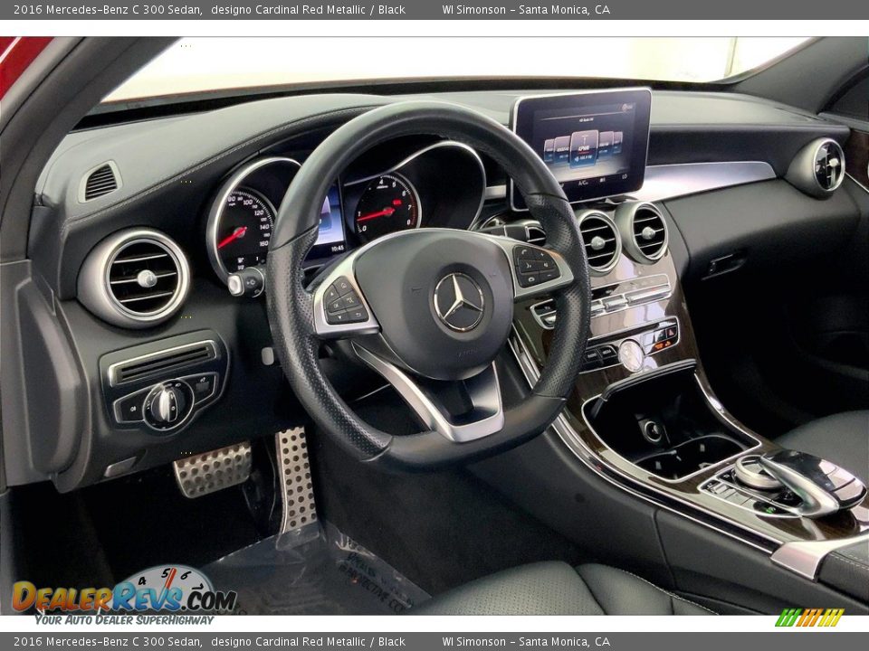2016 Mercedes-Benz C 300 Sedan designo Cardinal Red Metallic / Black Photo #14