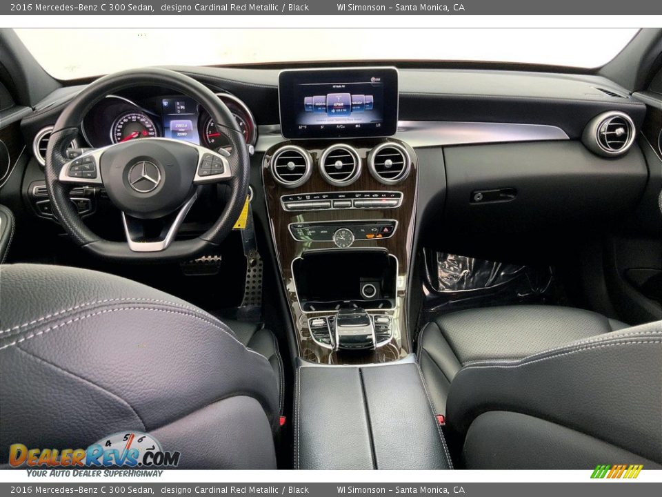 2016 Mercedes-Benz C 300 Sedan designo Cardinal Red Metallic / Black Photo #15