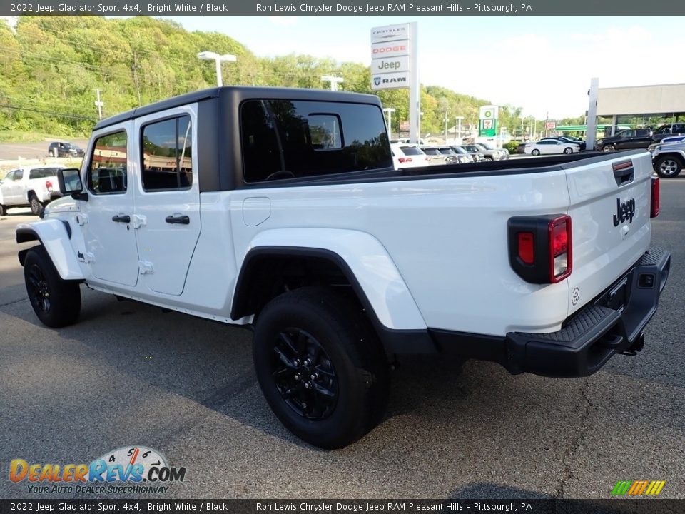 2022 Jeep Gladiator Sport 4x4 Bright White / Black Photo #3