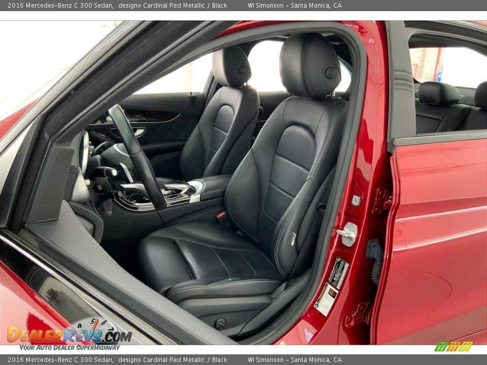 2016 Mercedes-Benz C 300 Sedan designo Cardinal Red Metallic / Black Photo #18