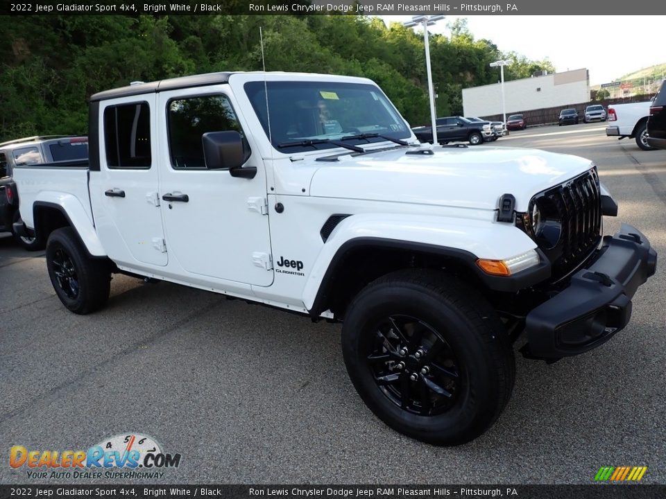 2022 Jeep Gladiator Sport 4x4 Bright White / Black Photo #7