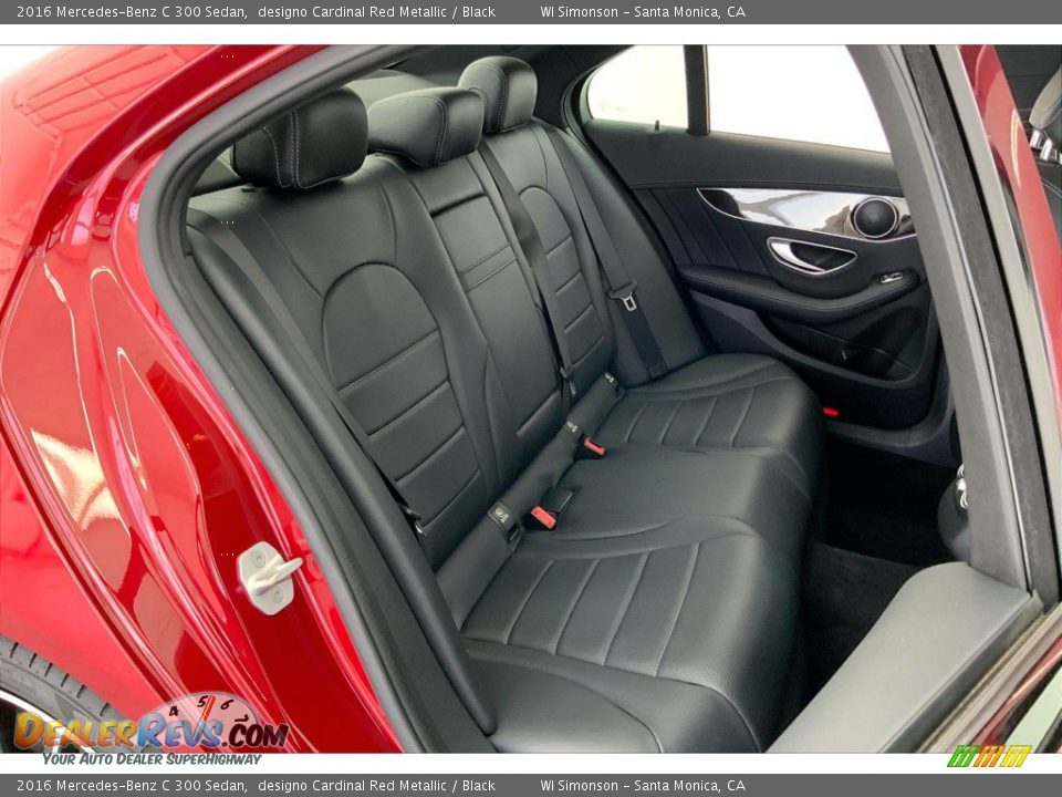 2016 Mercedes-Benz C 300 Sedan designo Cardinal Red Metallic / Black Photo #19