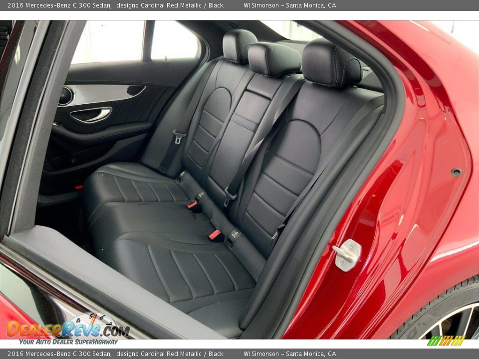2016 Mercedes-Benz C 300 Sedan designo Cardinal Red Metallic / Black Photo #20