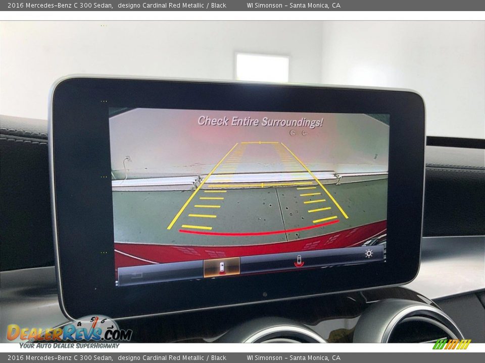 2016 Mercedes-Benz C 300 Sedan designo Cardinal Red Metallic / Black Photo #24