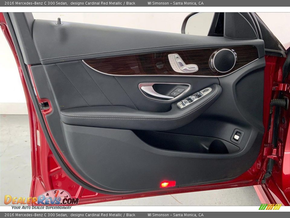 2016 Mercedes-Benz C 300 Sedan designo Cardinal Red Metallic / Black Photo #26