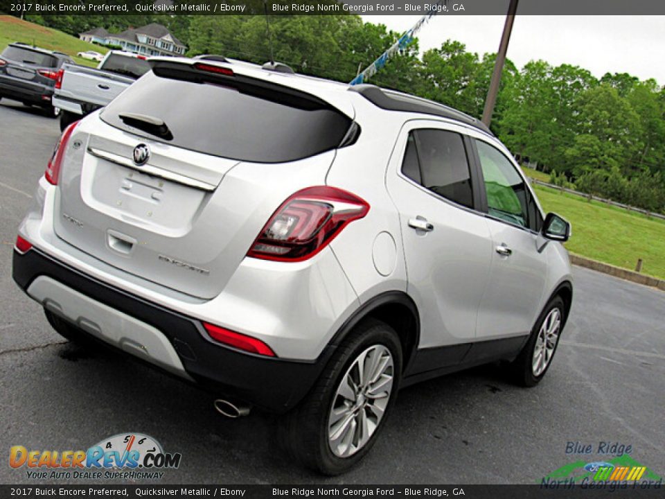 2017 Buick Encore Preferred Quicksilver Metallic / Ebony Photo #28