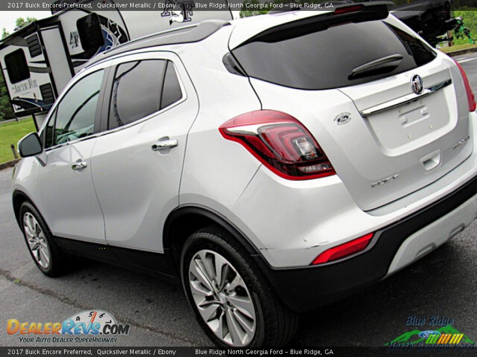 2017 Buick Encore Preferred Quicksilver Metallic / Ebony Photo #29