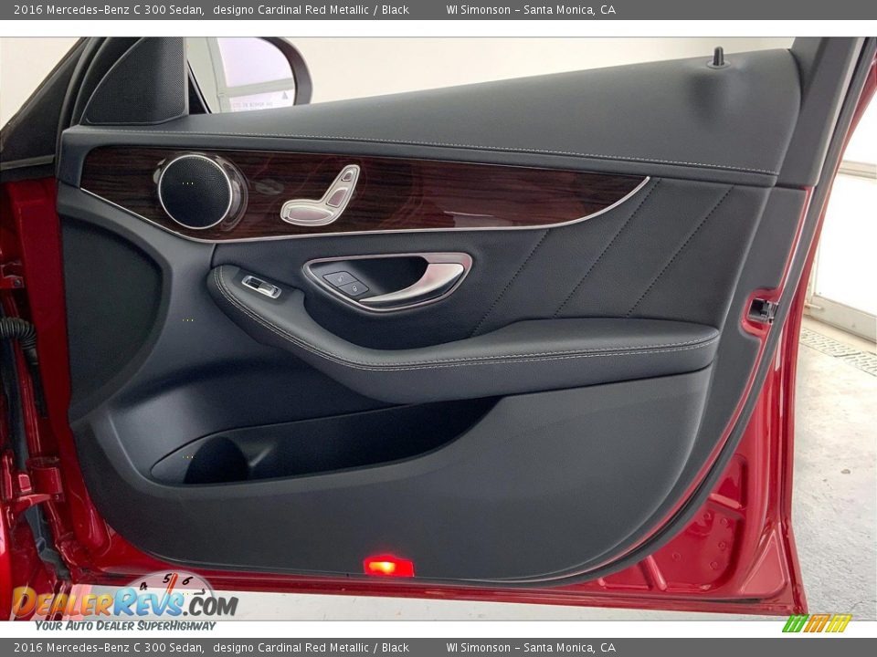 2016 Mercedes-Benz C 300 Sedan designo Cardinal Red Metallic / Black Photo #27