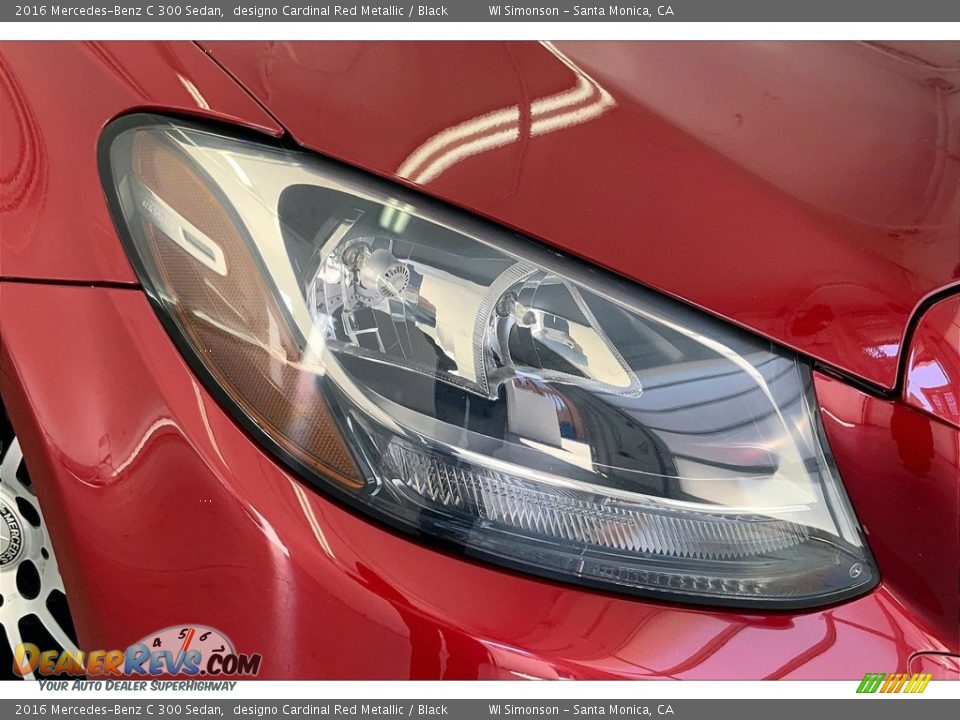 2016 Mercedes-Benz C 300 Sedan designo Cardinal Red Metallic / Black Photo #28
