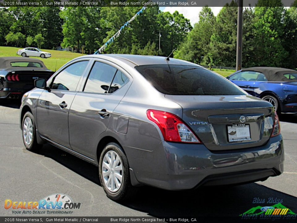 2018 Nissan Versa S Gun Metal Metallic / Charcoal Photo #3