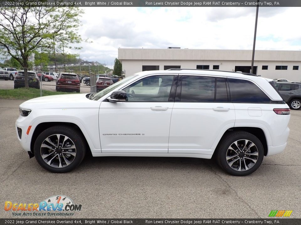 Bright White 2022 Jeep Grand Cherokee Overland 4x4 Photo #2