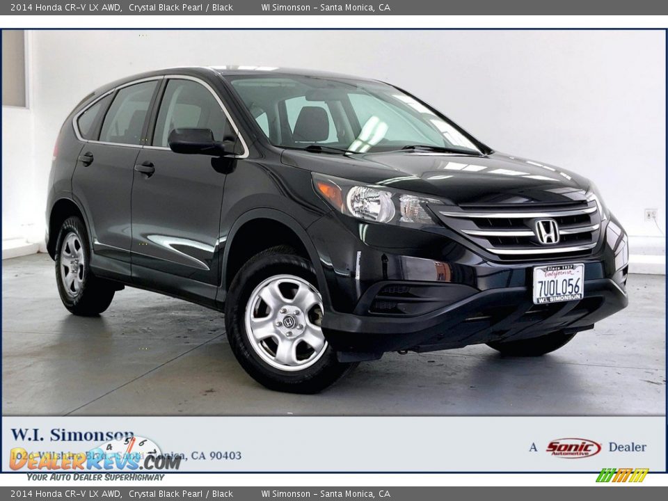 2014 Honda CR-V LX AWD Crystal Black Pearl / Black Photo #1