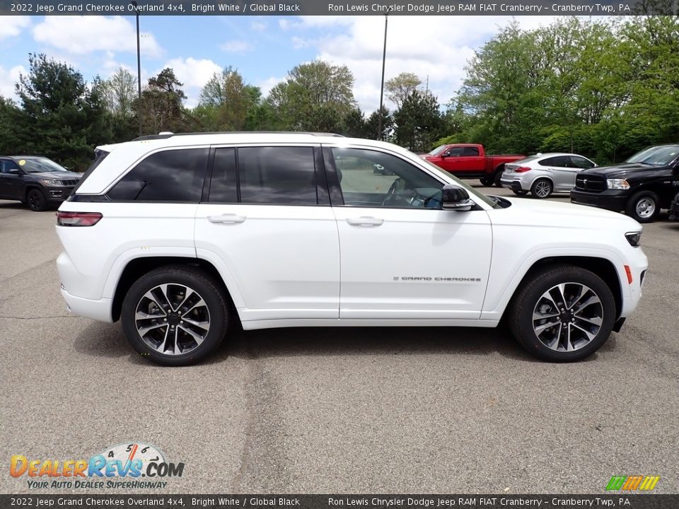 Bright White 2022 Jeep Grand Cherokee Overland 4x4 Photo #6