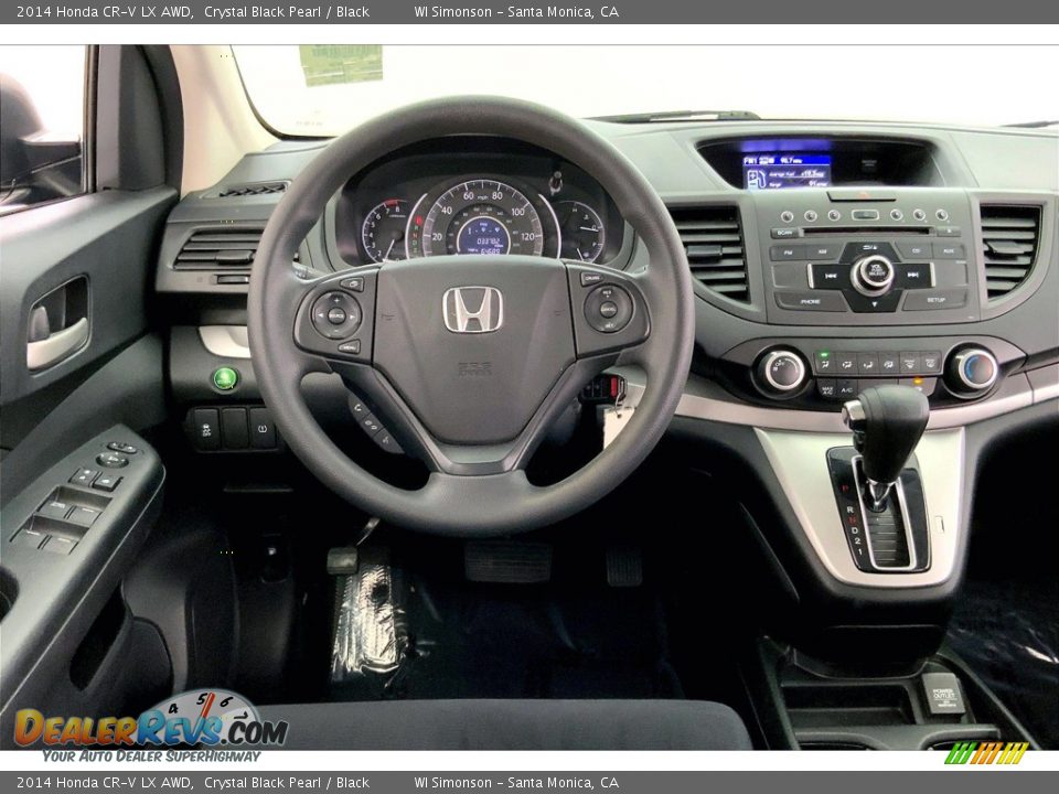 2014 Honda CR-V LX AWD Crystal Black Pearl / Black Photo #4