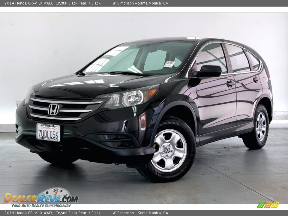 2014 Honda CR-V LX AWD Crystal Black Pearl / Black Photo #12