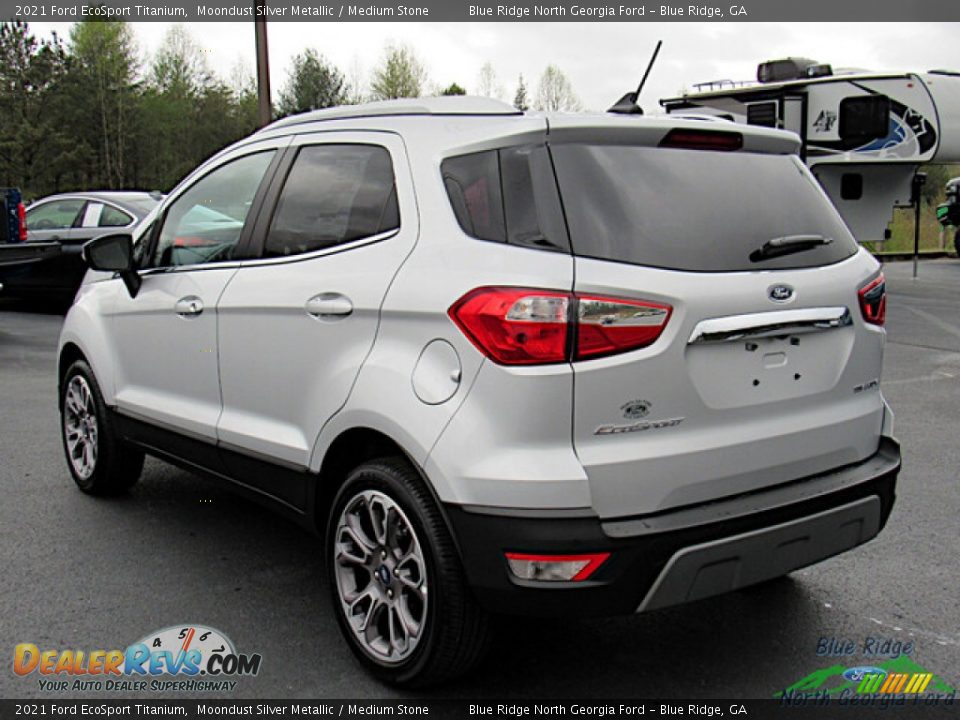 2021 Ford EcoSport Titanium Moondust Silver Metallic / Medium Stone Photo #3