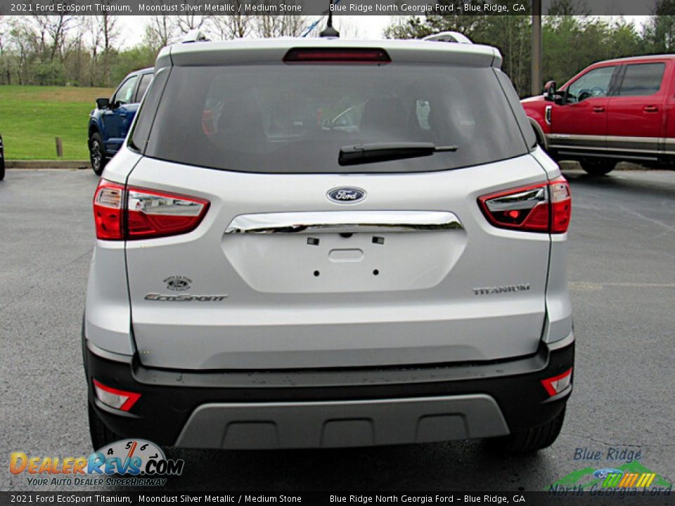 2021 Ford EcoSport Titanium Moondust Silver Metallic / Medium Stone Photo #4