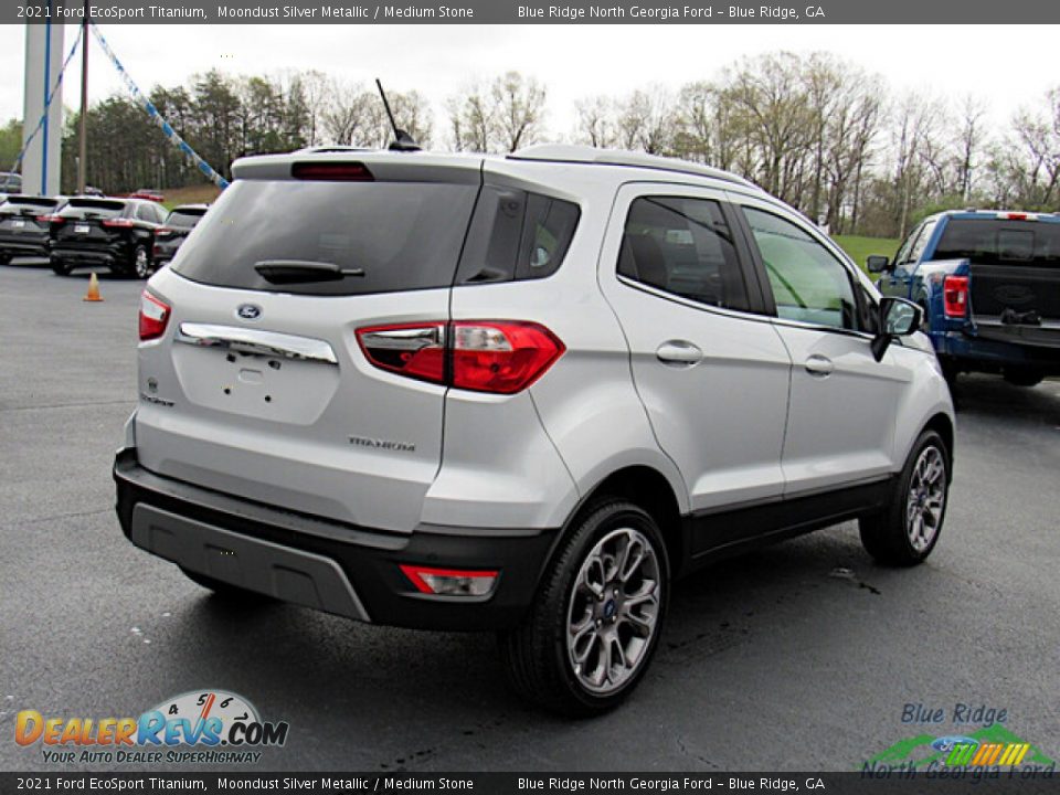 2021 Ford EcoSport Titanium Moondust Silver Metallic / Medium Stone Photo #5