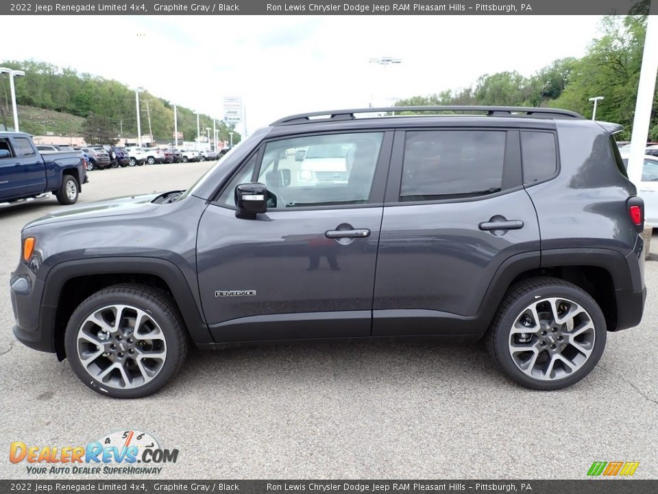 Graphite Gray 2022 Jeep Renegade Limited 4x4 Photo #5