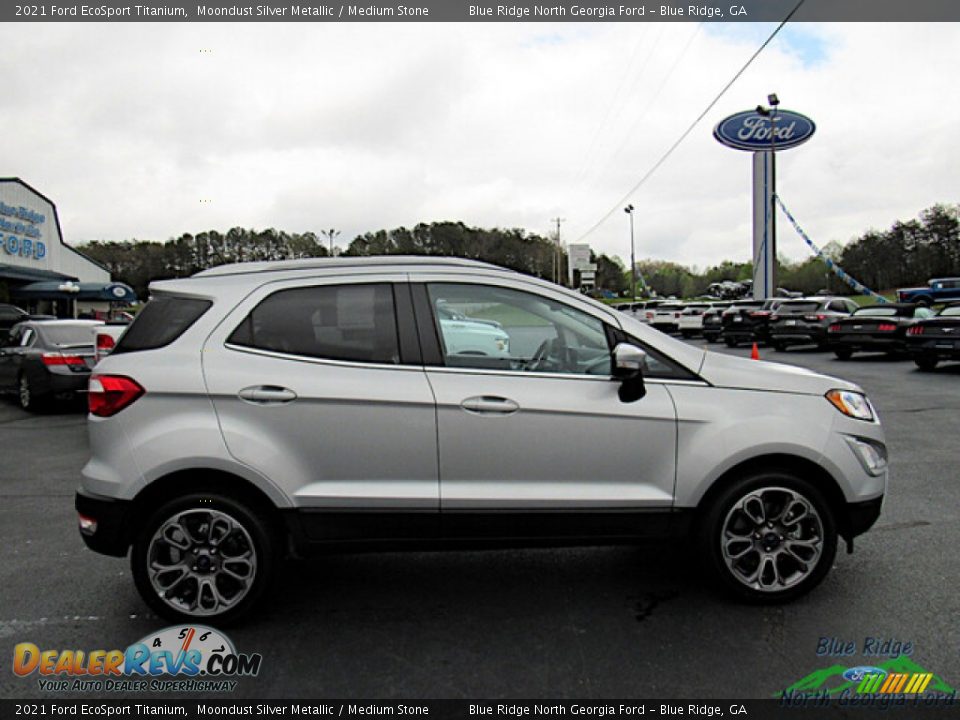 2021 Ford EcoSport Titanium Moondust Silver Metallic / Medium Stone Photo #6