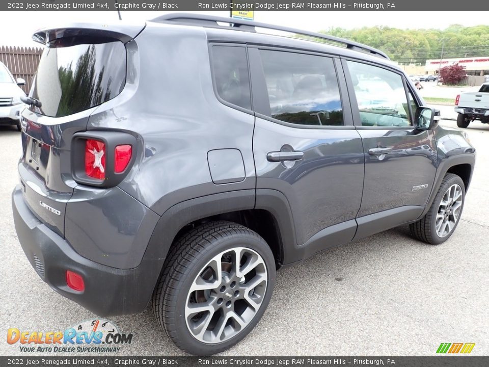 2022 Jeep Renegade Limited 4x4 Graphite Gray / Black Photo #6