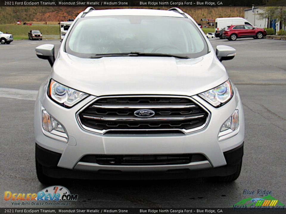 2021 Ford EcoSport Titanium Moondust Silver Metallic / Medium Stone Photo #8