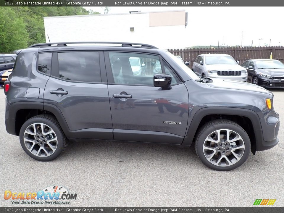 Graphite Gray 2022 Jeep Renegade Limited 4x4 Photo #7