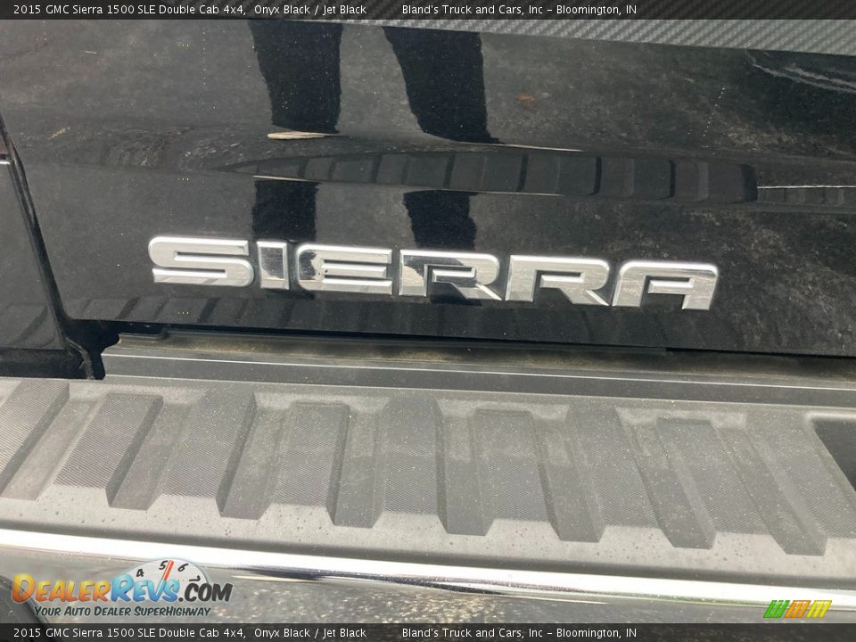 2015 GMC Sierra 1500 SLE Double Cab 4x4 Onyx Black / Jet Black Photo #27