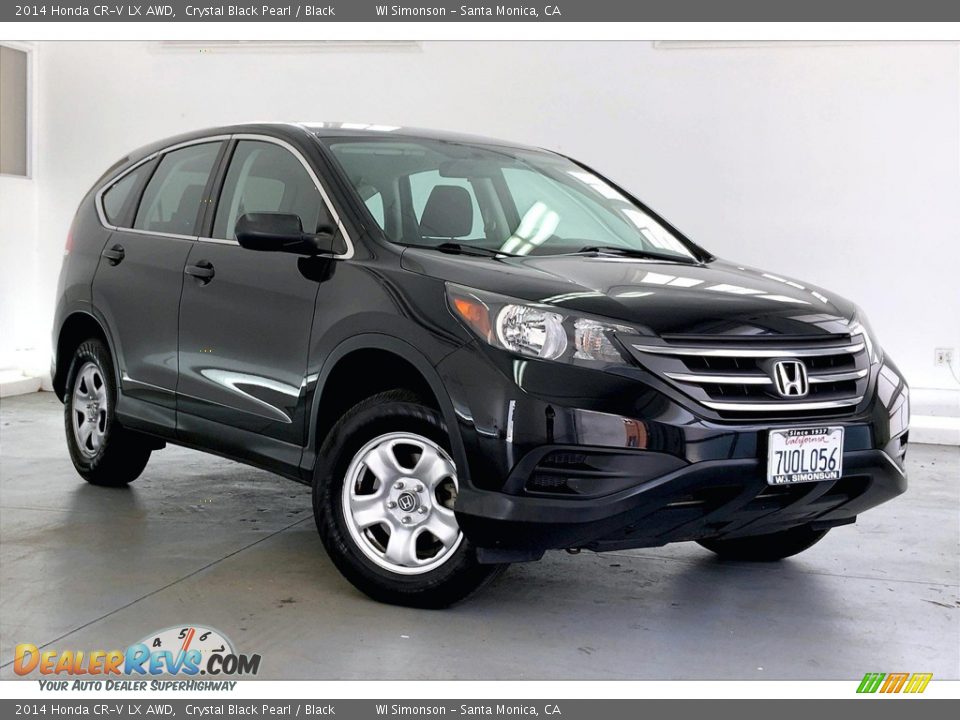 2014 Honda CR-V LX AWD Crystal Black Pearl / Black Photo #34