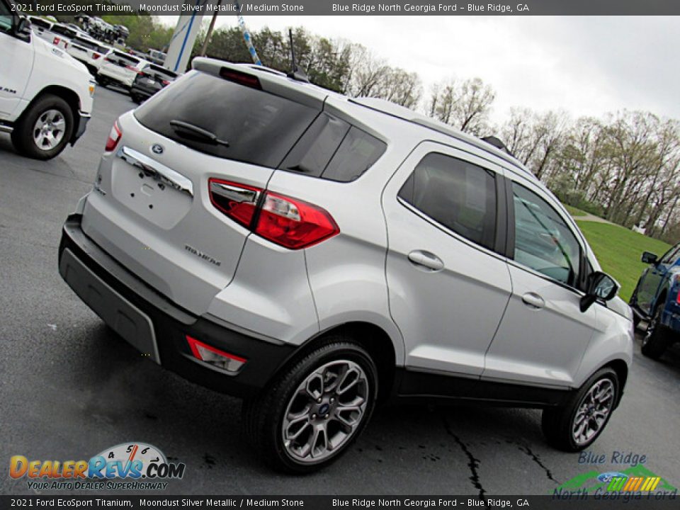 2021 Ford EcoSport Titanium Moondust Silver Metallic / Medium Stone Photo #26