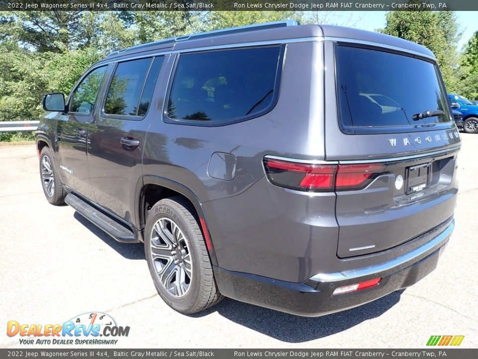 2022 Jeep Wagoneer Series III 4x4 Baltic Gray Metallic / Sea Salt/Black Photo #3