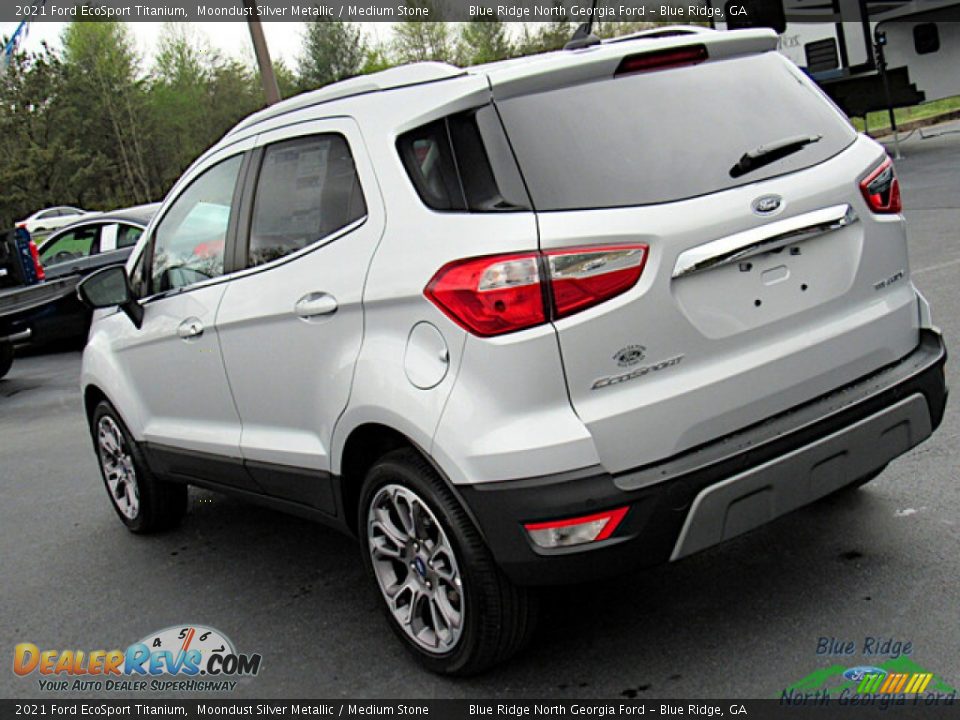 2021 Ford EcoSport Titanium Moondust Silver Metallic / Medium Stone Photo #27