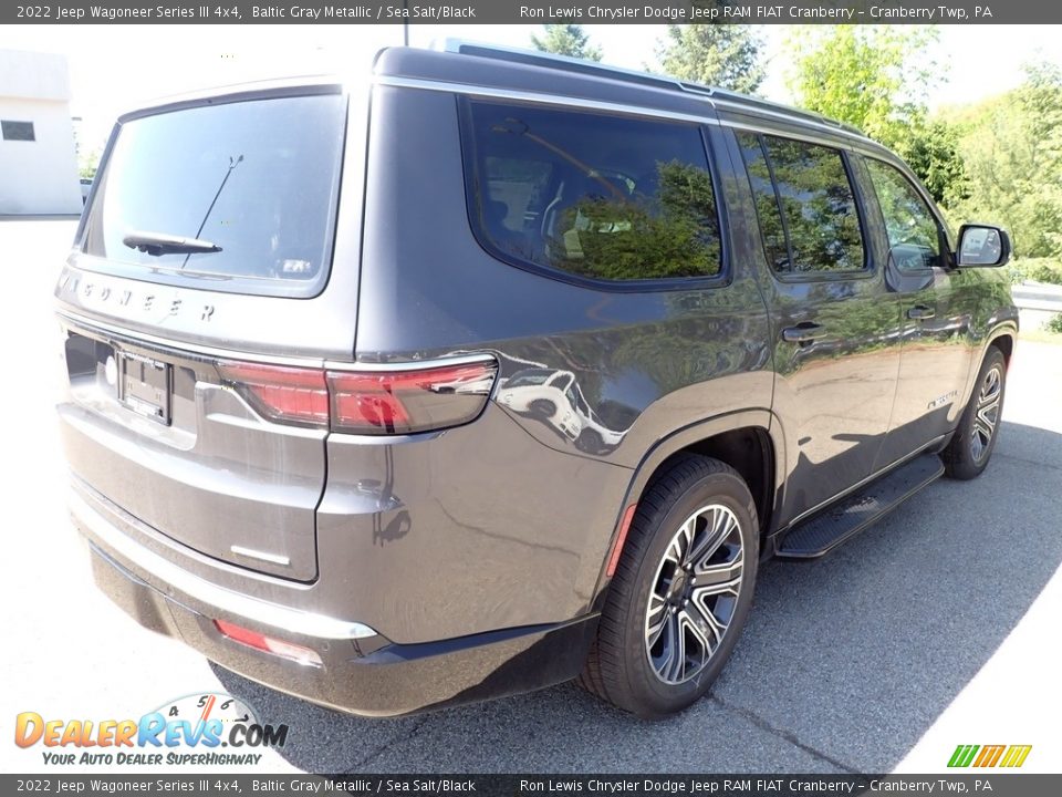 2022 Jeep Wagoneer Series III 4x4 Baltic Gray Metallic / Sea Salt/Black Photo #5