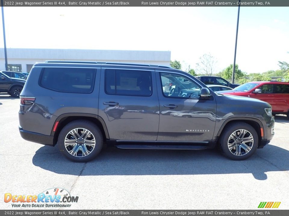 2022 Jeep Wagoneer Series III 4x4 Baltic Gray Metallic / Sea Salt/Black Photo #6