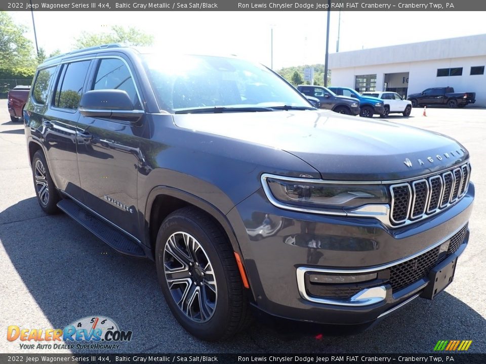 2022 Jeep Wagoneer Series III 4x4 Baltic Gray Metallic / Sea Salt/Black Photo #7