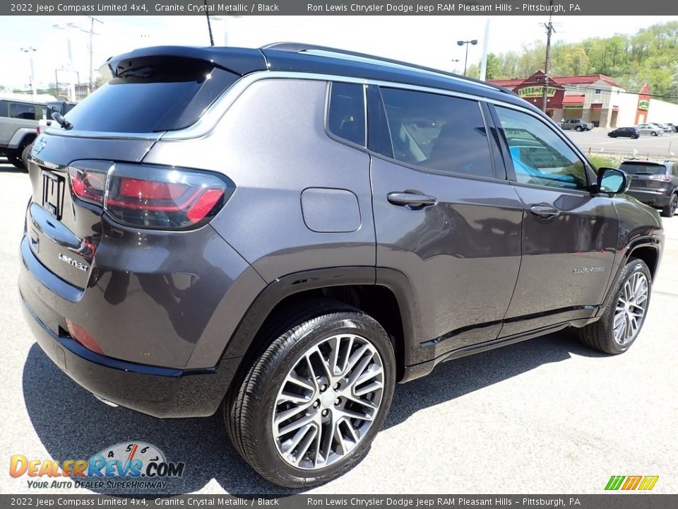 2022 Jeep Compass Limited 4x4 Granite Crystal Metallic / Black Photo #6