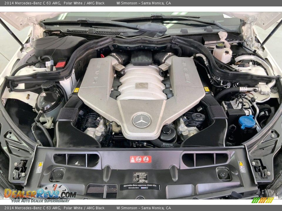 2014 Mercedes-Benz C 63 AMG 6.3 Liter AMG DOHC 32-Valve VVT V8 Engine Photo #9