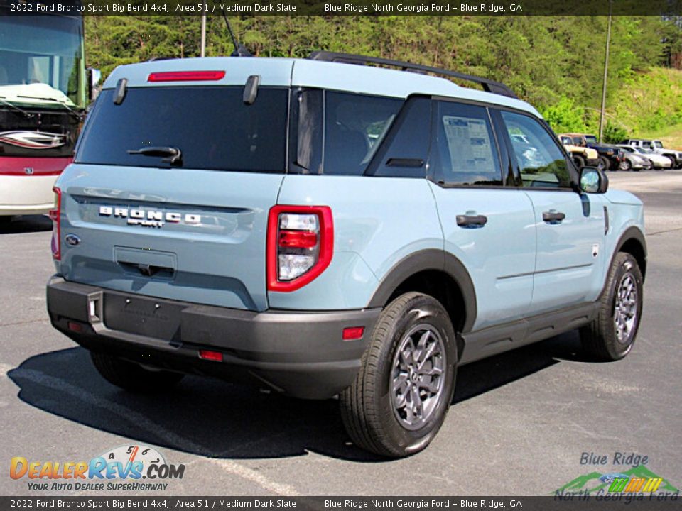 2022 Ford Bronco Sport Big Bend 4x4 Area 51 / Medium Dark Slate Photo #6