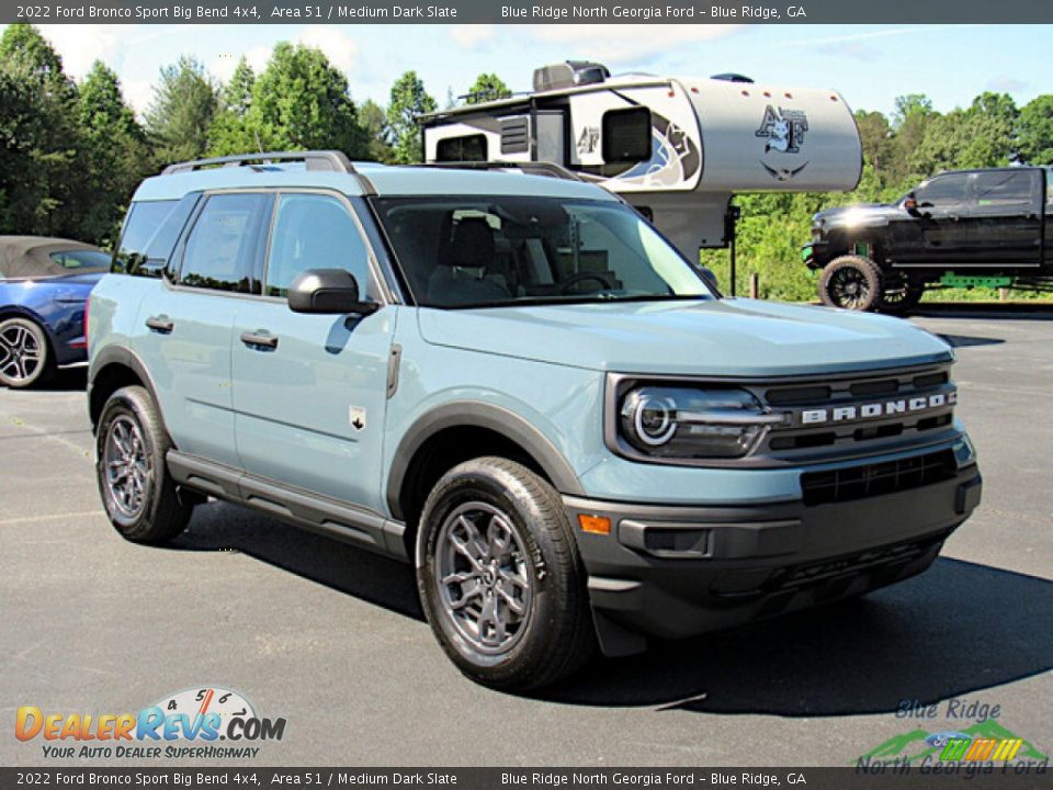 2022 Ford Bronco Sport Big Bend 4x4 Area 51 / Medium Dark Slate Photo #8