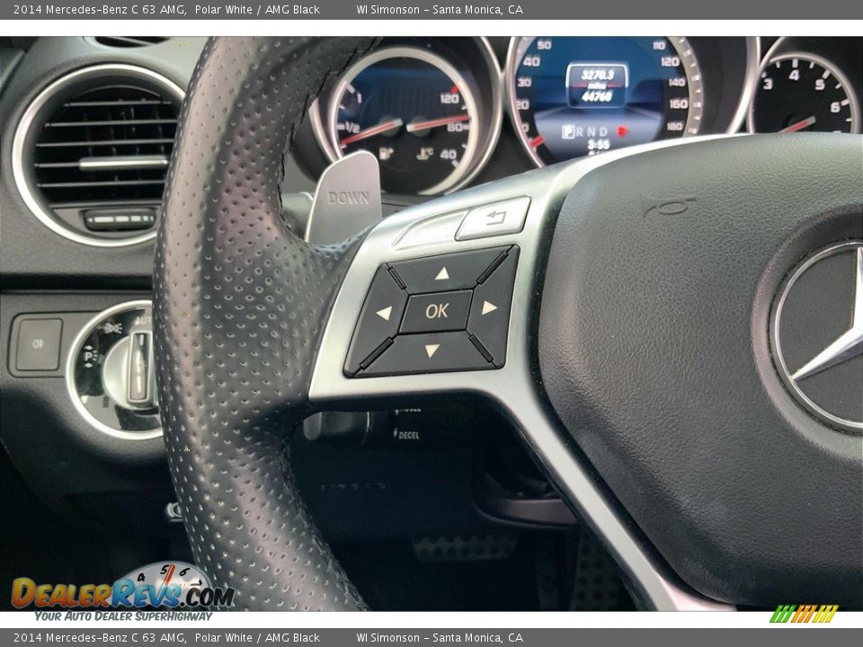 2014 Mercedes-Benz C 63 AMG Steering Wheel Photo #21