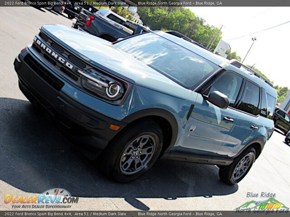 2022 Ford Bronco Sport Big Bend 4x4 Area 51 / Medium Dark Slate Photo #24