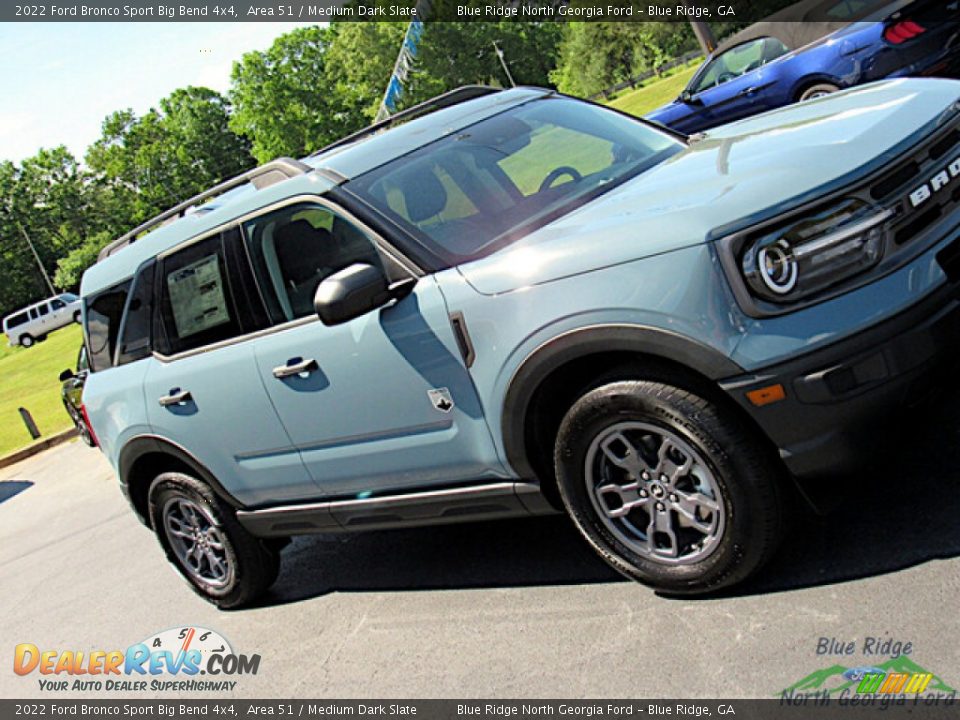2022 Ford Bronco Sport Big Bend 4x4 Area 51 / Medium Dark Slate Photo #25