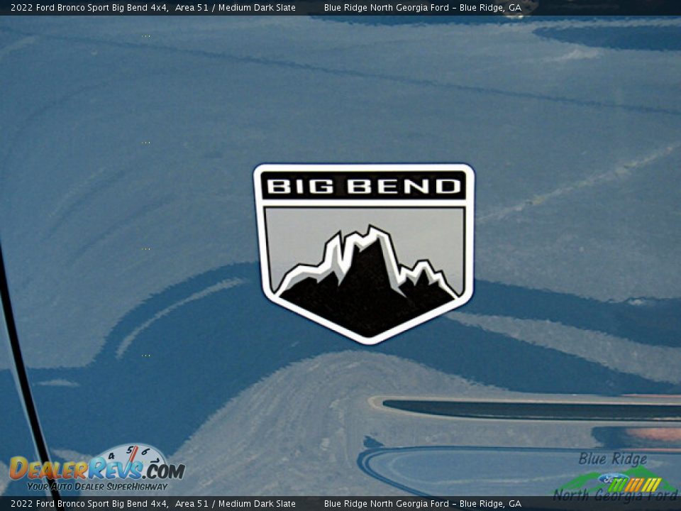 2022 Ford Bronco Sport Big Bend 4x4 Area 51 / Medium Dark Slate Photo #28