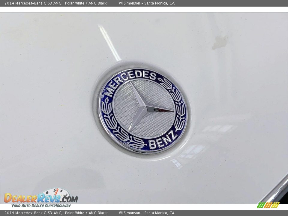 2014 Mercedes-Benz C 63 AMG Polar White / AMG Black Photo #30