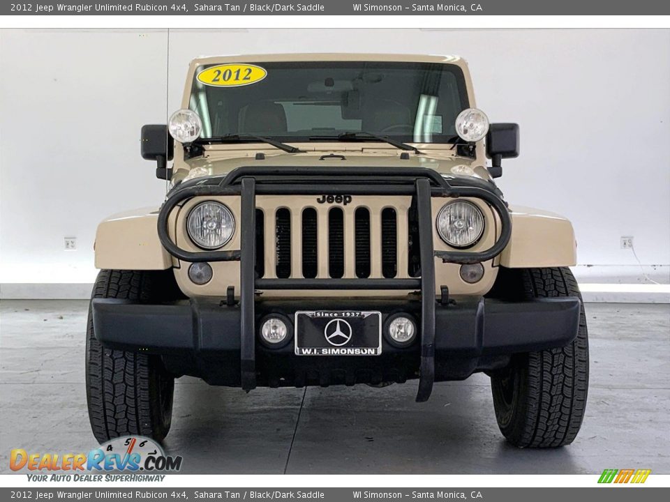 2012 Jeep Wrangler Unlimited Rubicon 4x4 Sahara Tan / Black/Dark Saddle Photo #2