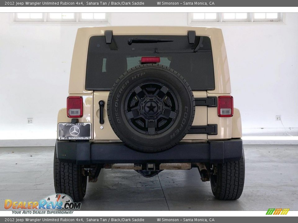 2012 Jeep Wrangler Unlimited Rubicon 4x4 Sahara Tan / Black/Dark Saddle Photo #3