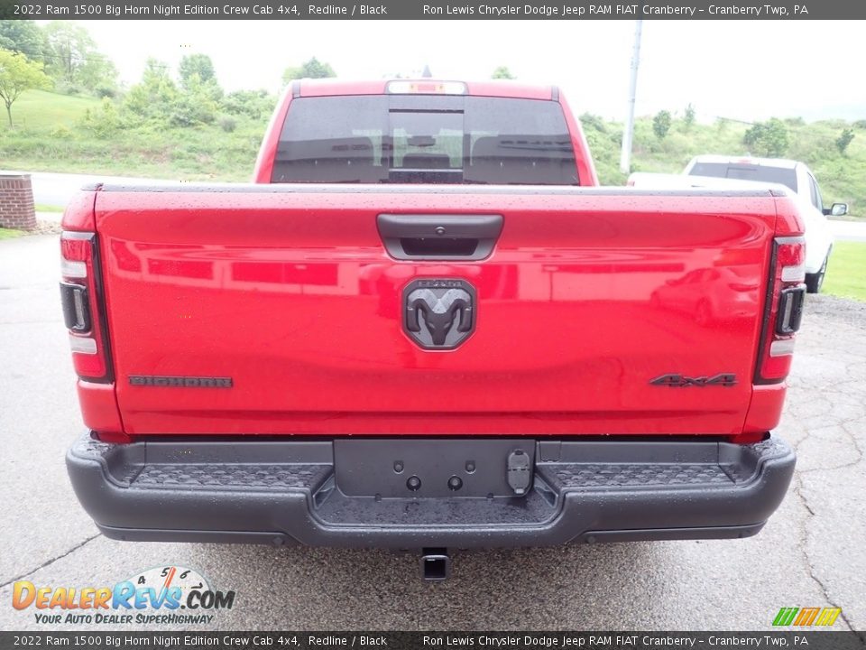 2022 Ram 1500 Big Horn Night Edition Crew Cab 4x4 Redline / Black Photo #4