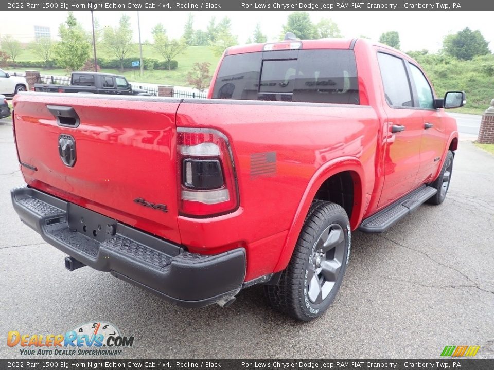 2022 Ram 1500 Big Horn Night Edition Crew Cab 4x4 Redline / Black Photo #5