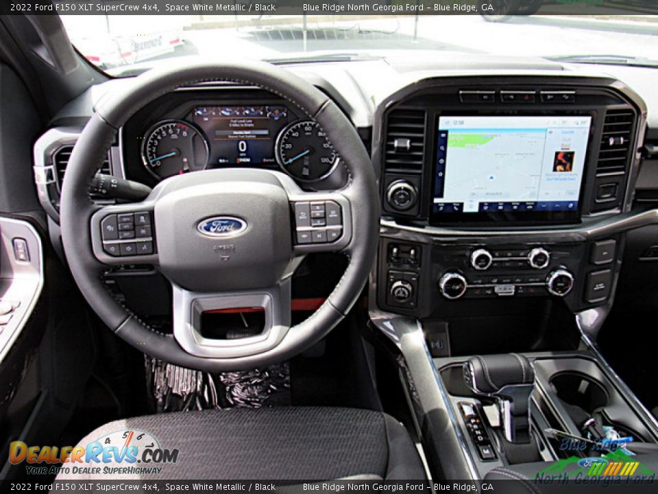 2022 Ford F150 XLT SuperCrew 4x4 Space White Metallic / Black Photo #15